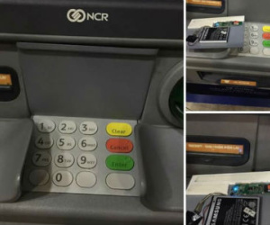 Phát hiện thiết bị lạ được gắn tại trạm ATM