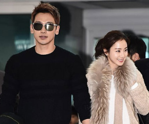 Kim Tae Hee và Bi Rain lần đầu xuất hiện sau đám cưới