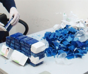 Phá đường dây "xuất khẩu" xà phòng "độn" heroin