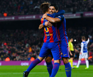 Trút mưa bàn thắng, Barca vào bán kết Cup Nhà vua