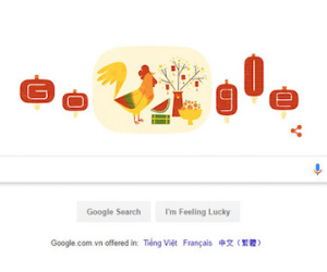 Google đổi Doodle mừng Tết Đinh Dậu 2017