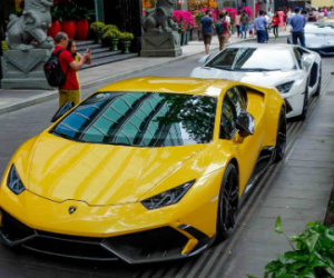 Cường Đô La và các đại gia Sài Gòn chơi Tết bằng Lamborghini