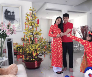 Thủy Tiên, Công Vinh đón Tết viên mãn trong biệt thự triệu đô