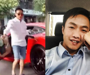Đang đi siêu xe và hành động của Cường Đô-la với người bán vé số