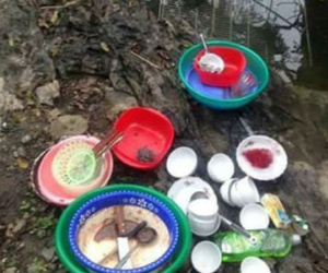 Trưởng ban quản lý di tích bác tin dùng nước cống rửa bát ở chùa Hương