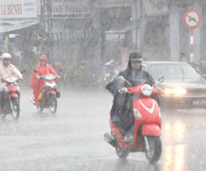 Sài Gòn mưa rào và dông cuối tuần