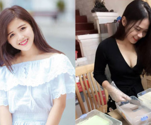 5 cô gái bán rau, bán thịt "gây bão" mạng vì quá xinh đẹp