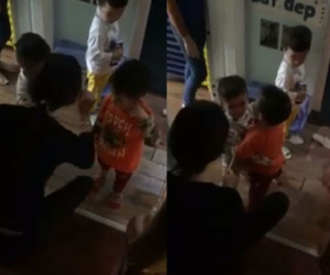 Lại xuất hiện thêm clip cô giáo quát nạt, dí roi vào mặt trẻ ở trường MN Sen Vàng