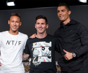Thống kê: Neymar tài năng không kém Ronaldo và Messi