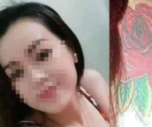 Cô gái có hình xăm hoa hồng từng bị bạn trai mới dọa giết?