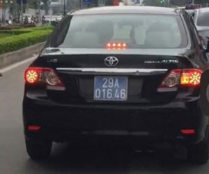 Chưa xác định rõ xe biển xanh lấn làn buýt nhanh