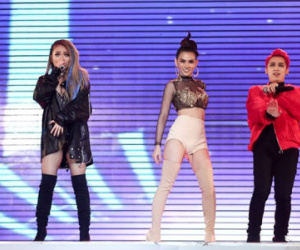 Thu Thủy khóc vì bất ngờ bị loại sớm tại The Remix