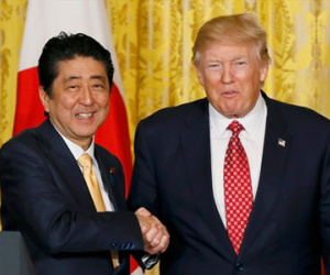 Trump đổi giọng, khẳng định cam kết an ninh với Nhật