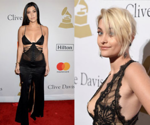 Loạt sao nữ thi nhau khoe vòng 1 gợi cảm trên thảm đỏ tiệc tiền Grammy 2017