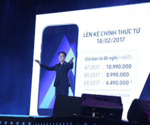 Samsung Galaxy A 2017 về Việt Nam với giá từ 6,5 triệu đồng