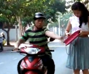 Bắt nam thanh niên cướp tiền vàng trắng trợn giữa phố