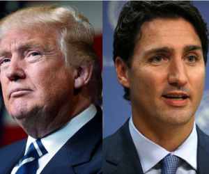 Cuộc gặp “lịch sử” giữa Tổng thống Trump và Thủ tướng Canada