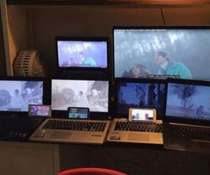 Loạt ảnh hài hước khi Sky cày view cho MV "Nơi này có anh"
