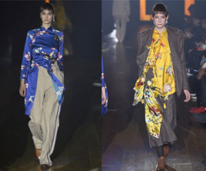 Thiết kế giống áo dài xuất hiện ở New York Fashion Week