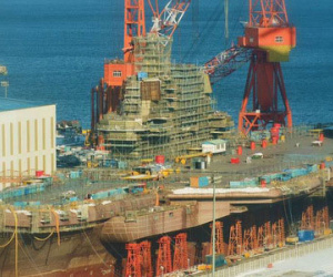 Trung Quốc sẽ hạ thủy tàu sân bay tự chế đầu tiên vào cuối năm
