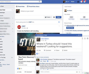 Facebook thử nghiệm bài đăng dạng cửa sổ pop-up