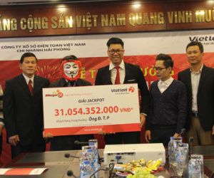 Người trúng Jackpot ở Hà Nội nhận khoản tiền gần 28 tỷ đồng
