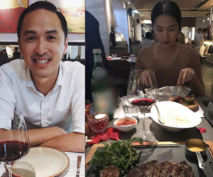 Vợ chồng Hà Tăng hạnh phúc mừng Valentine bằng bữa tối ấm áp