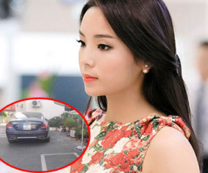 Hoa hậu Kỳ Duyên "kêu oan" khi bị tố đỗ xe sai nơi quy định
