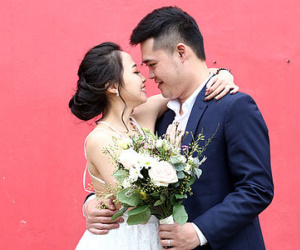 Hé lộ ảnh cưới lãng mạn của “búp bê thể dục” Ngân Thương