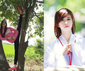 Tiết lộ bất ngờ về cô gái trong bức ảnh "xoạc chân đo cây" hút nghìn like