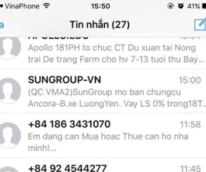 Tin nhắn quảng cáo quay lại sau đợt khóa 18 triệu SIM rác