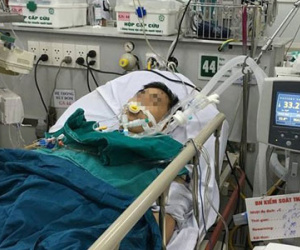 Đang uống nước, nam thanh niên đột ngột ngã quỵ