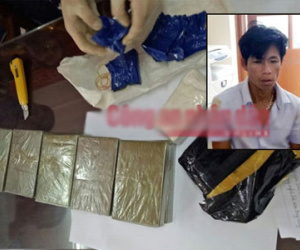 Cặp vợ chồng giấu 10 bánh heroin trong thùng sữa khai gì?