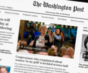 Báo Washington Post phản ứng ông Trump bằng khẩu hiệu mới