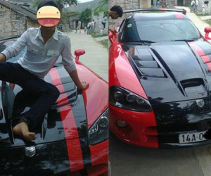 Dodge Viper ACR độc nhất Việt Nam tái xuất trên đường làng