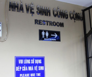 Nhà vệ sinh sang chảnh miễn phí giữa Sài Gòn