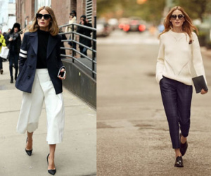 Phối quần âu sành điệu như Olivia Palermo