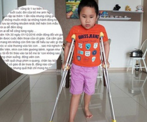 Tâm sự đắng chát của người mẹ có con bị xe đâm gãy chân ở trường: "Từng nghĩ tất cả là do con nghịch quá!"