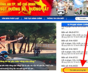 TP.HCM: Người dân có thể xem thông tin phạt nguội qua mạng