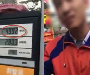 Clip: Đổ xăng thiếu 80 đồng, người đàn ông quyết đòi bằng được