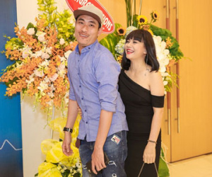 Cát Phượng và bạn trai kém 8 tuổi dự tiệc của Phan Đinh Tùng