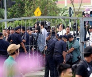 15 phút kịch tính bên ngoài tòa xử nghi án Kim Jong Nam