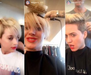 Sau khi chia tay, Katy Perry xuống tóc y hệt Miley Cyrus