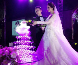 Á hậu Hoàng Anh rạng rỡ bên chú rể hơn 3 tuổi