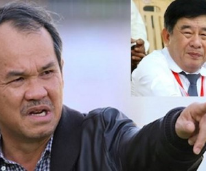 Bầu Đức cười lớn khi ông Mùi đi nước cờ... lùi
