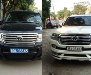 Nghi vấn 2 xe ô tô tiền tỷ không dán tem đăng kiểm, đeo biển giả