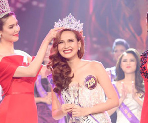 Học trò Phạm Hương đăng quang Hoa khôi Du lịch 2017