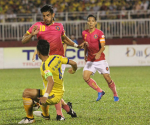 Sài Gòn FC đánh bại SL Nghệ An trong trận cầu giàu kịch tính