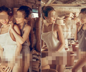 Bộ ảnh làm gốm dung tục bị dân mạng "ném đá" dữ dội