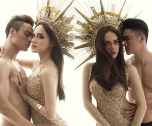 Hương Giang Idol hóa nữ thần, ôm ấp trai đẹp